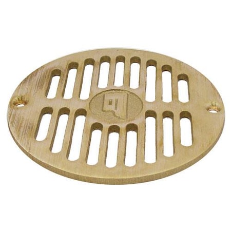 Commercial 5 1/2" Round Brass Floor Drain Strainer 11508